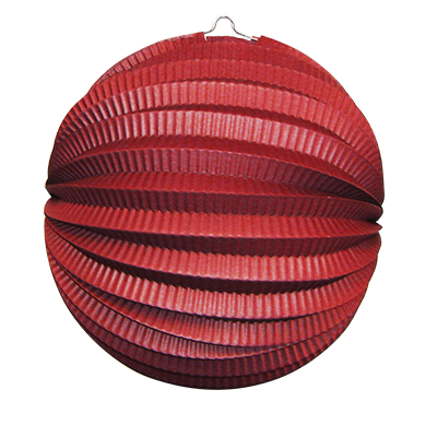 www.feux-artifice-collectivites.fr - douzaine de lampions ballon 22 cm rouge